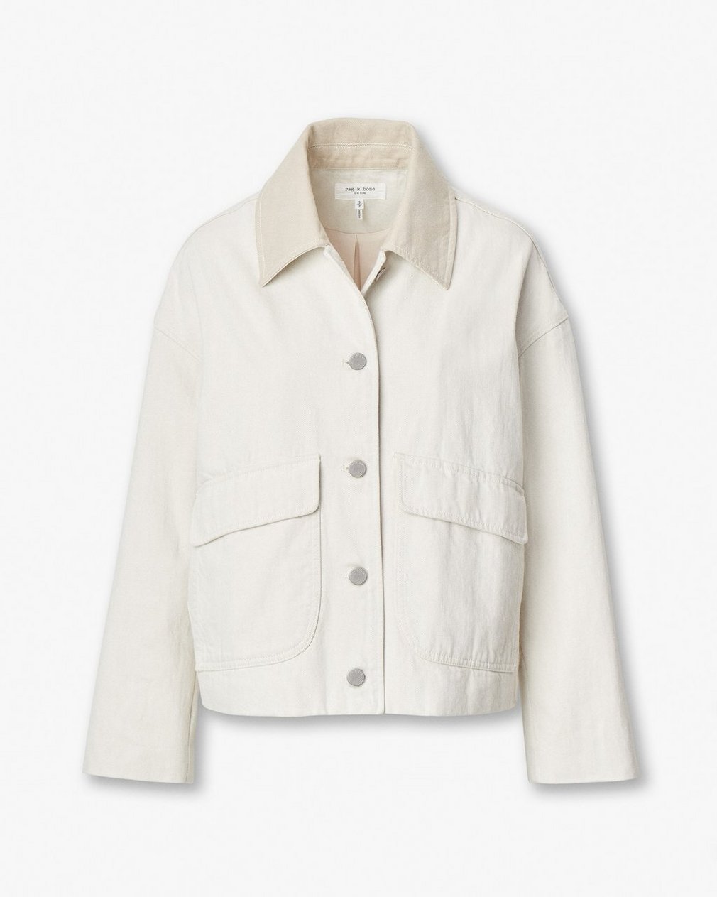 Natalia Denim Jacket Two Tone Stone - Image 2