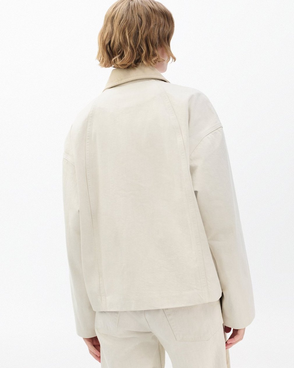 Natalia Denim Jacket Two Tone Stone - Image 7