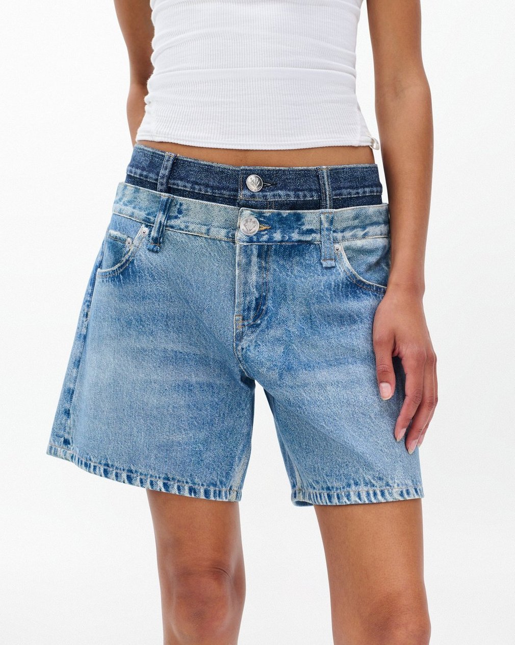 Miramar Kaia Layered Shorts Double Indigo - Image 4