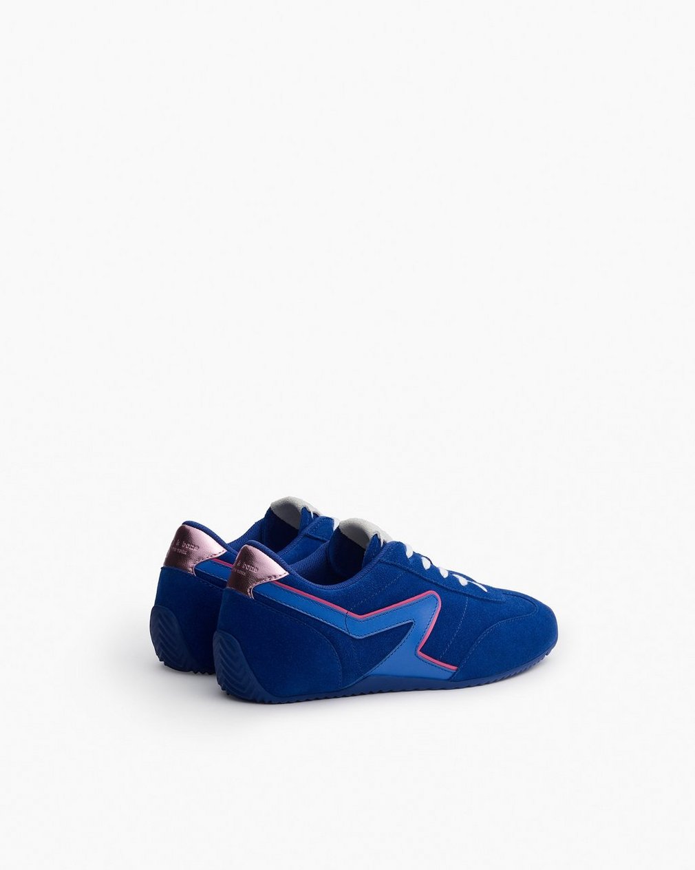 Ultra Slim Retro Runner Sneakers Ultramarine Suede - Image 4