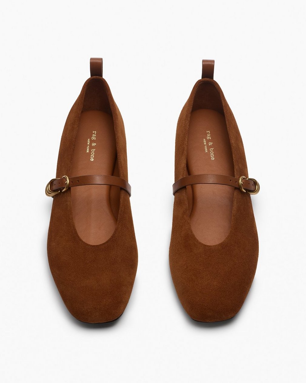 Spire Suede Mary Janes Umber Suede - Image 5