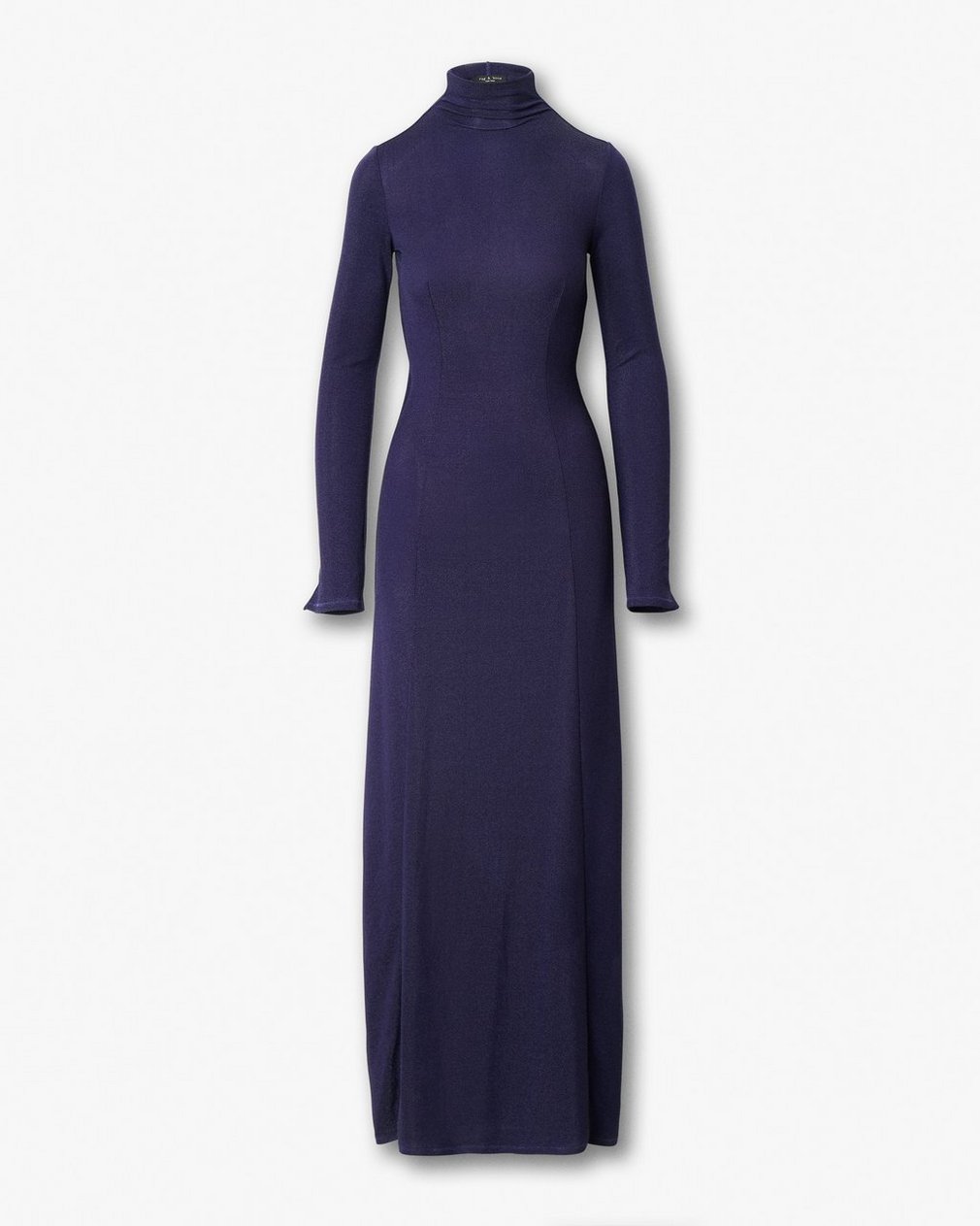 Elsa Metallic Maxi Dress Dark Blue - Image 2