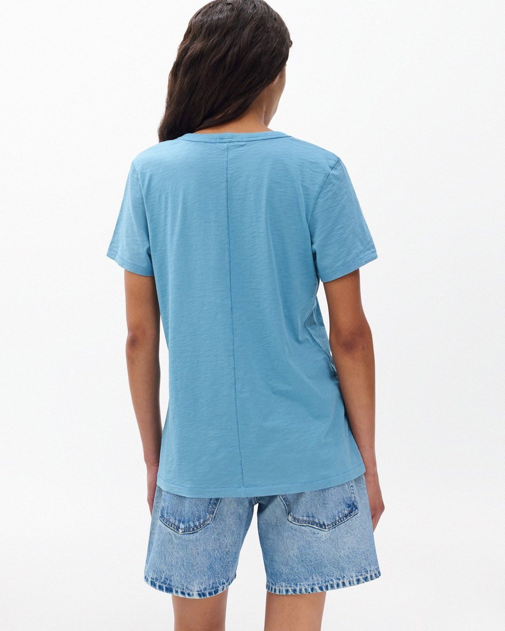 The Slub Vee Fog Blue - Image 6