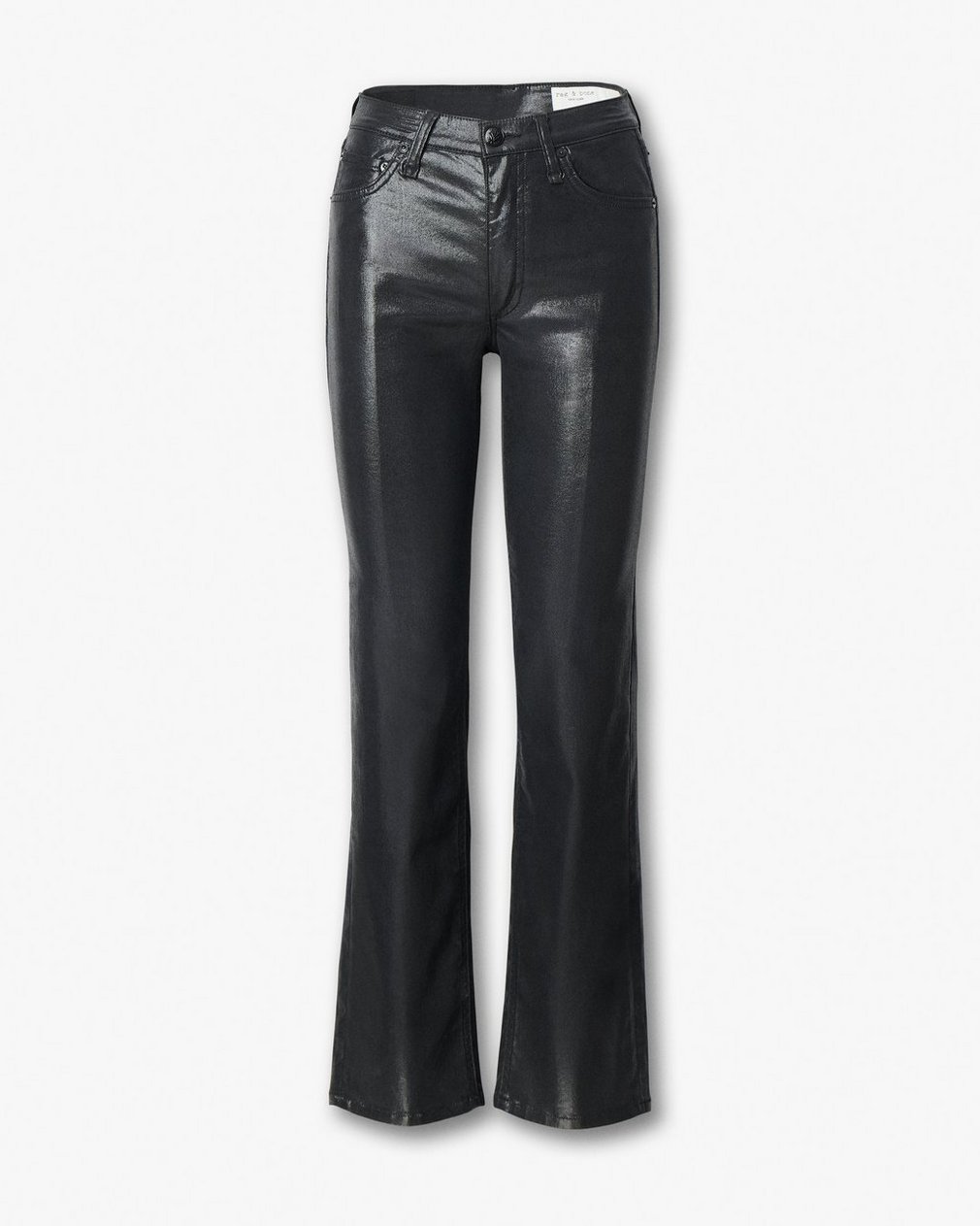 Harlow Straight Jeans Black Coated - Image 2
