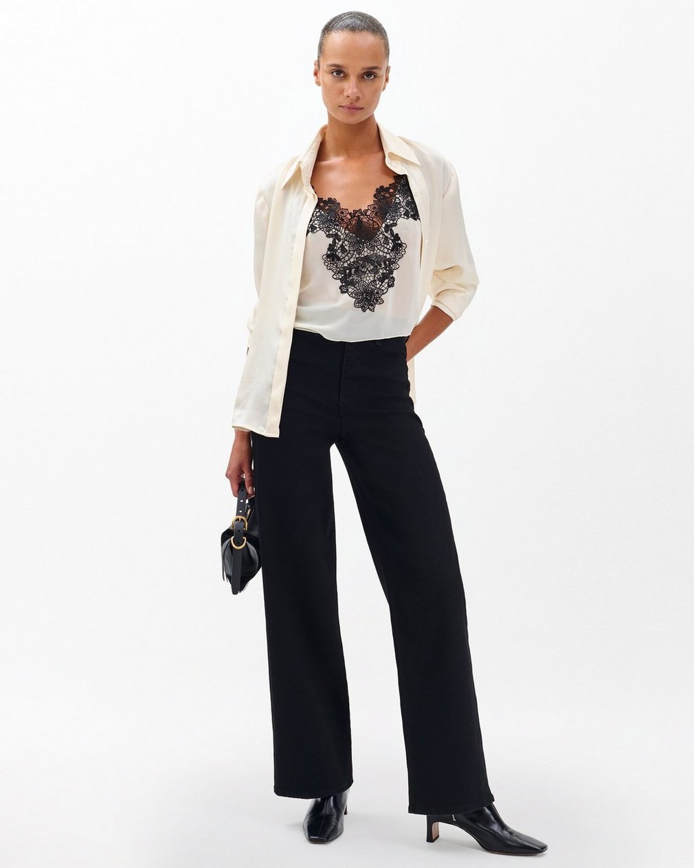 Hadley Wide-Leg Jeans Black