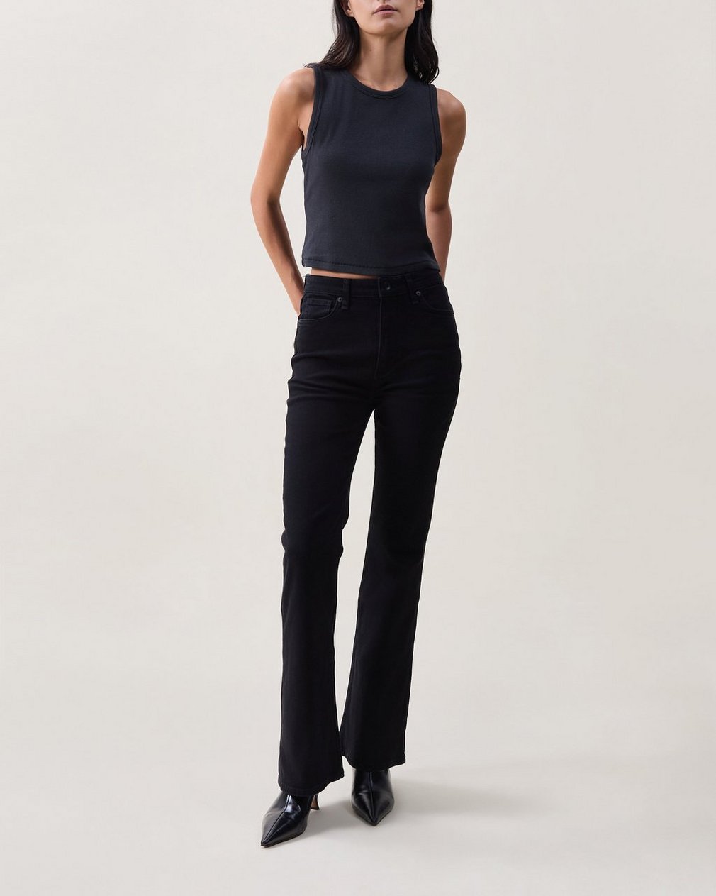 Casey Flare Jeans Black
