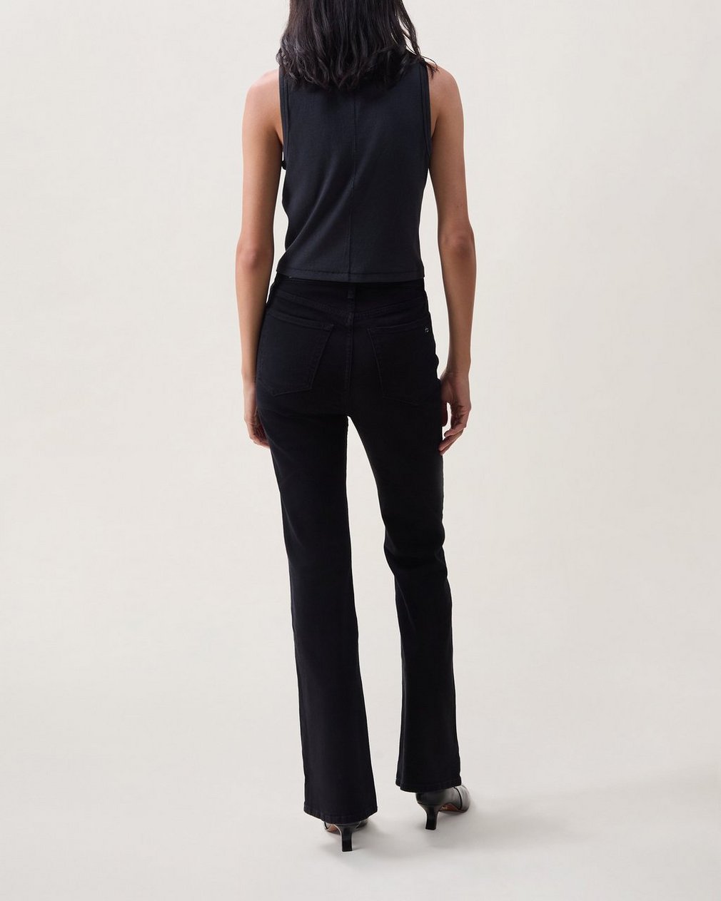 Casey Flare Jeans Black - Image 2