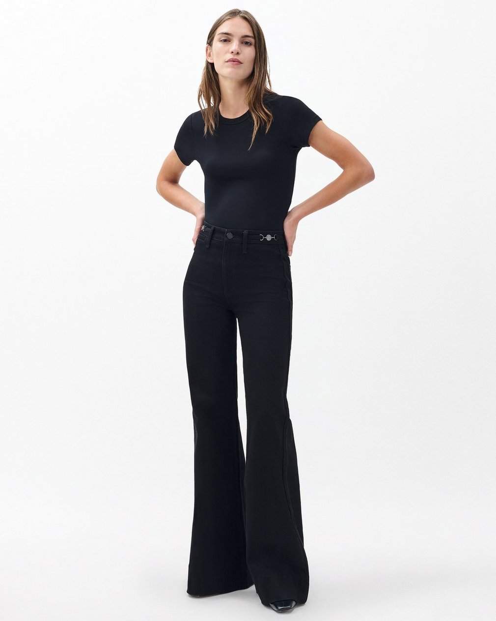 Skylar Wide-Leg Jeans Black - Image 3