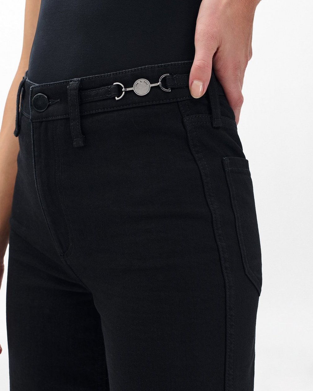 Skylar Wide-Leg Jeans Black - Image 5