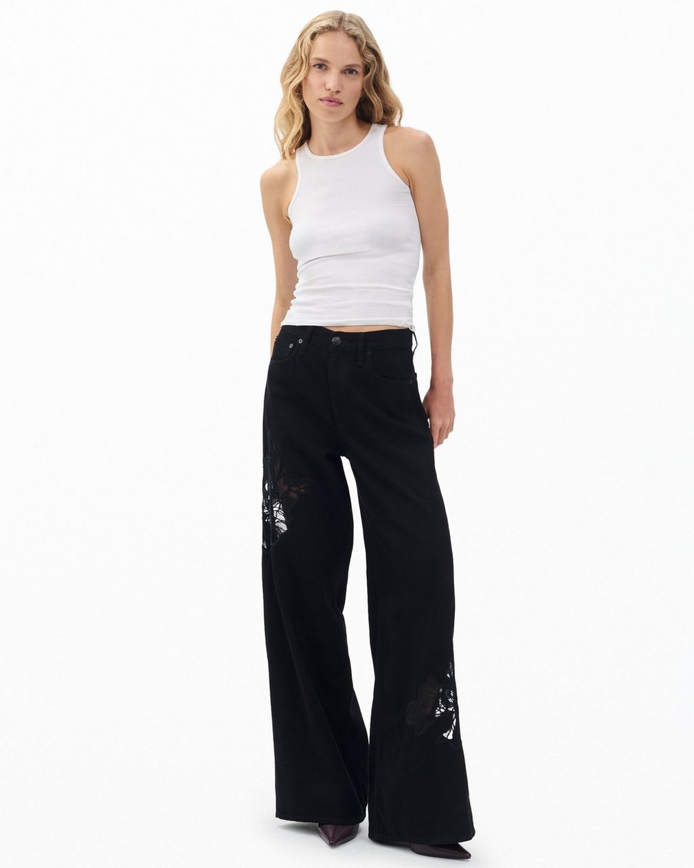 Sofie Wide-Leg Jeans Black Rinse - Image 3