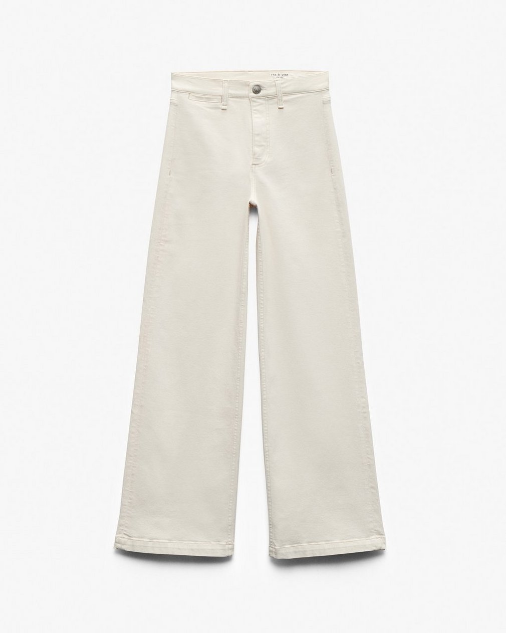 Hadley Wide-Leg Jeans Ecru - Image 2