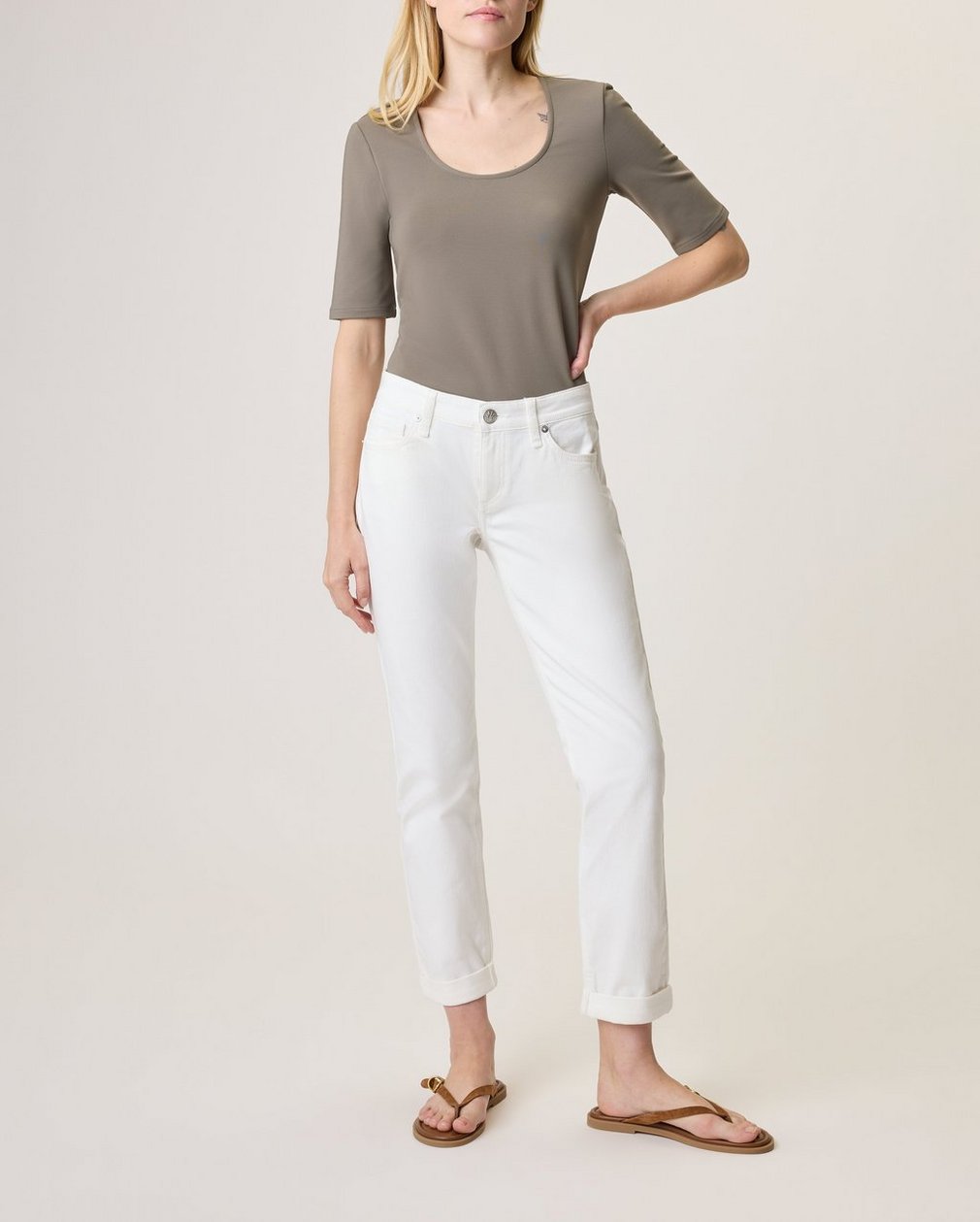 Baggy Dylan Boyfriend Jeans White
