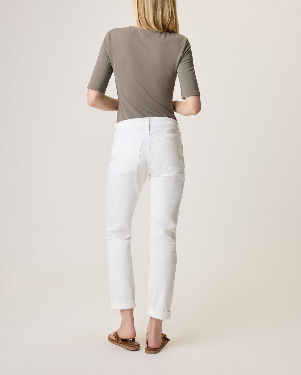 Baggy Dylan Boyfriend Jeans White - Image 2