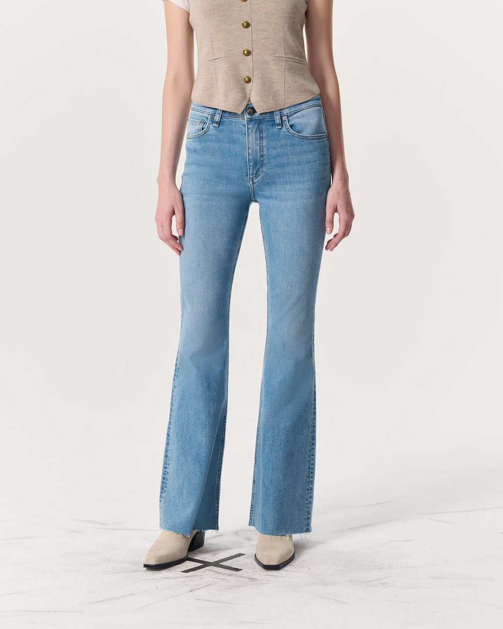 Flexi Dahlia Flare Jeans Monterosso - Image 3