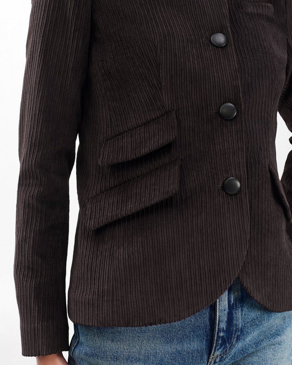 Slade Corduroy Blazer Brown - Image 5
