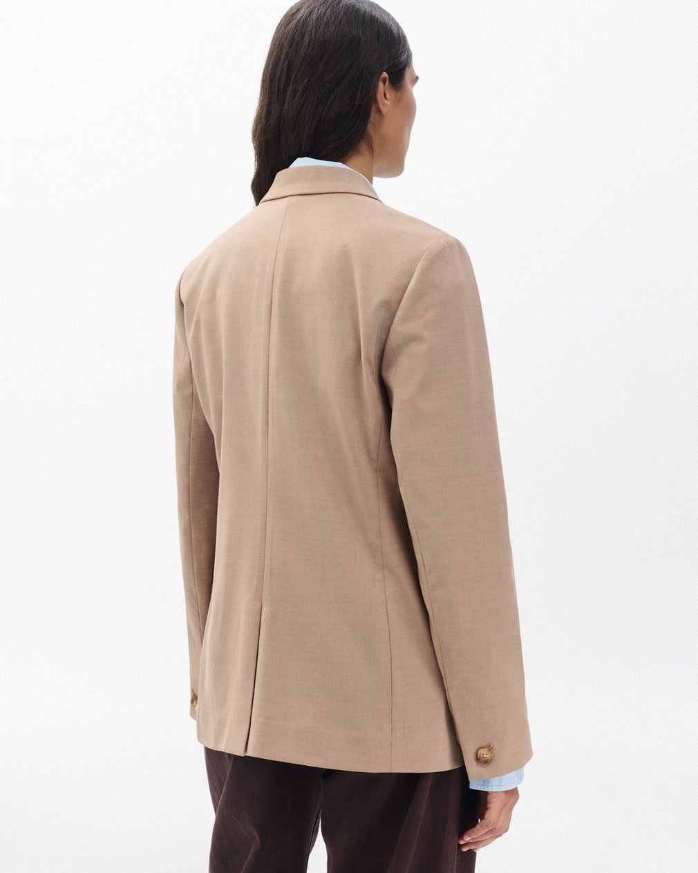 Jennifer Two-in-One Blazer Heathered Camel - Image 6