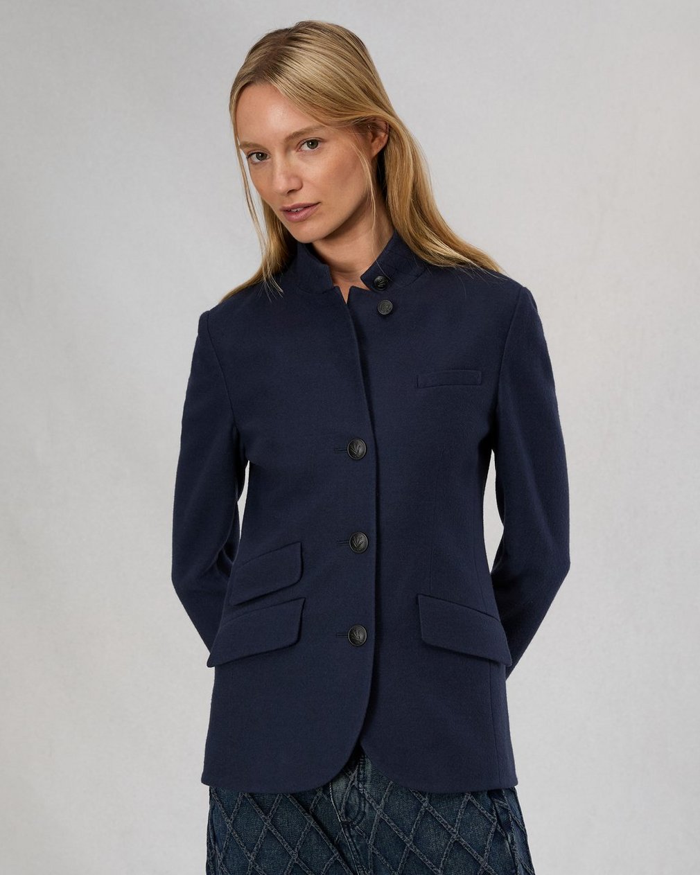 Slade Wool Blazer Navy