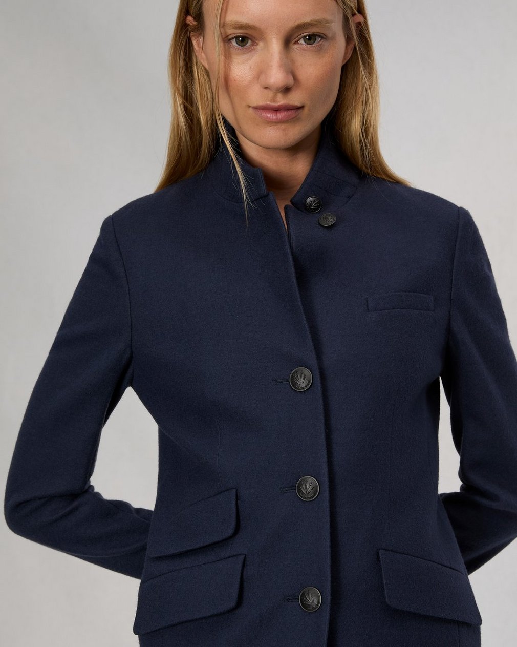 Slade Wool Blazer Navy - Image 6