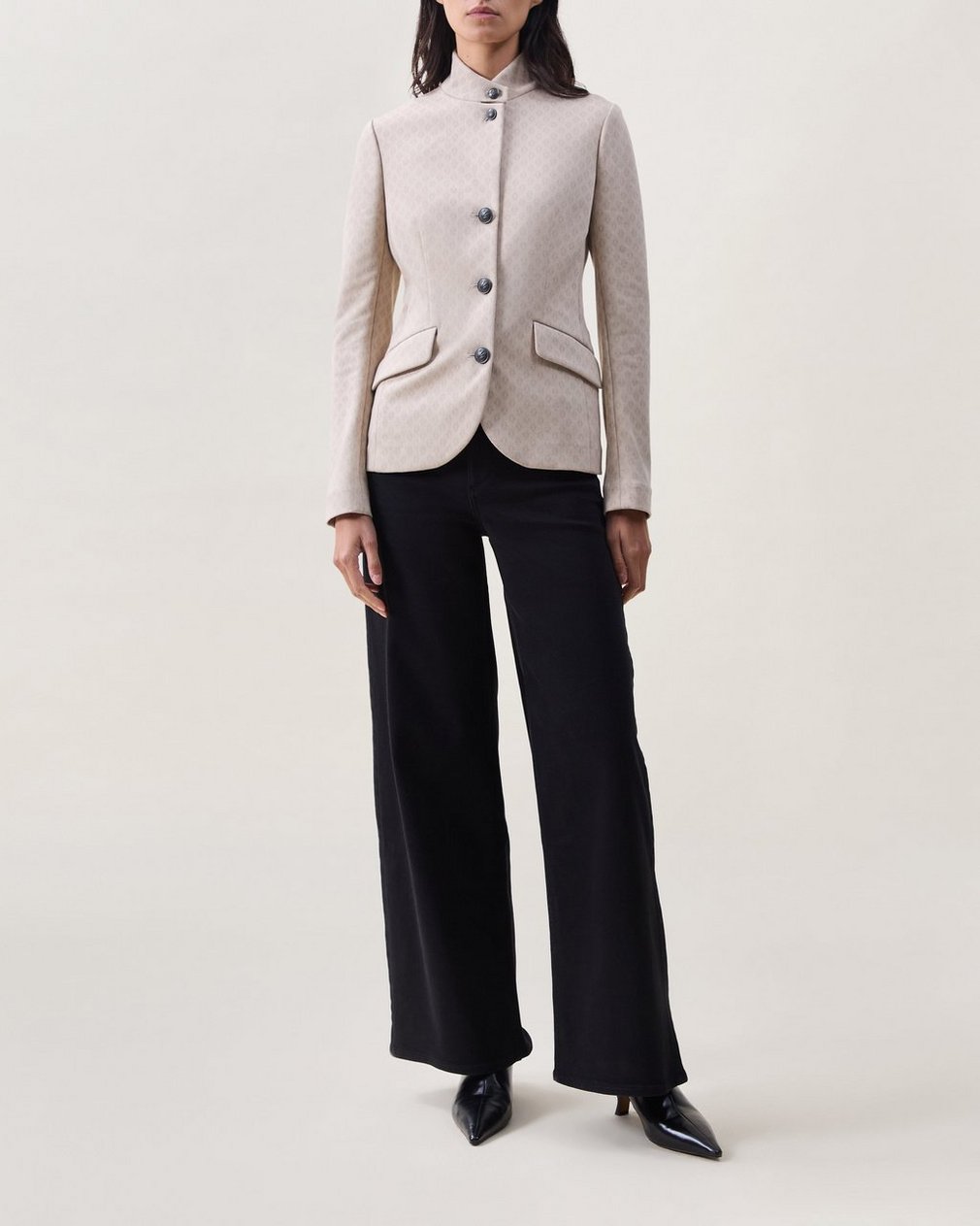 Sadie Jacquard Blazer Dusty Clay Multi