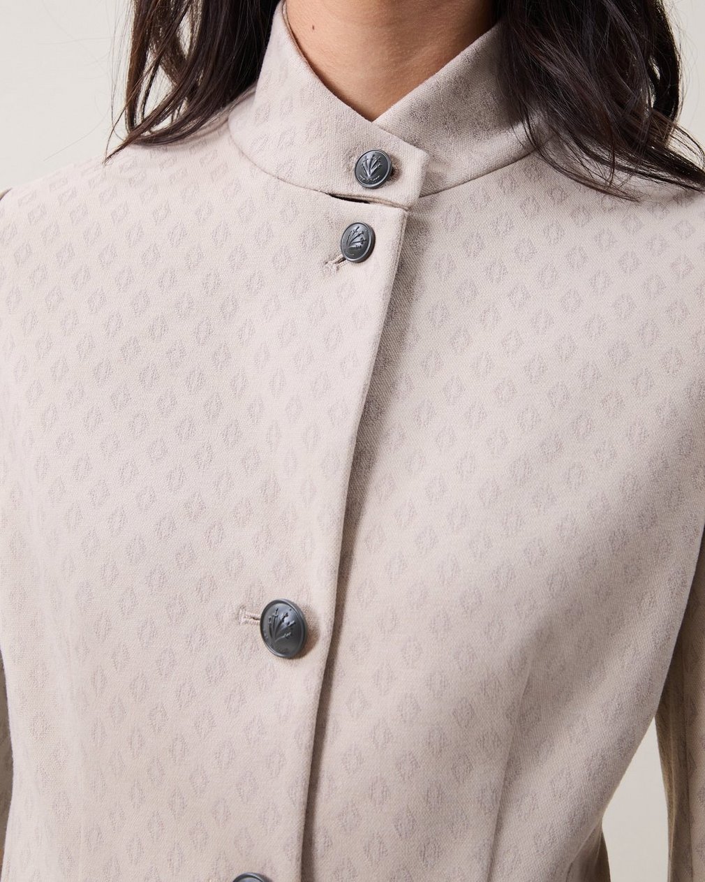 Sadie Jacquard Blazer Dusty Clay Multi - Image 3