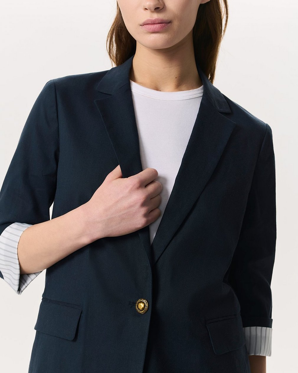 Jennie Linen-Blend Blazer Salute - Image 3
