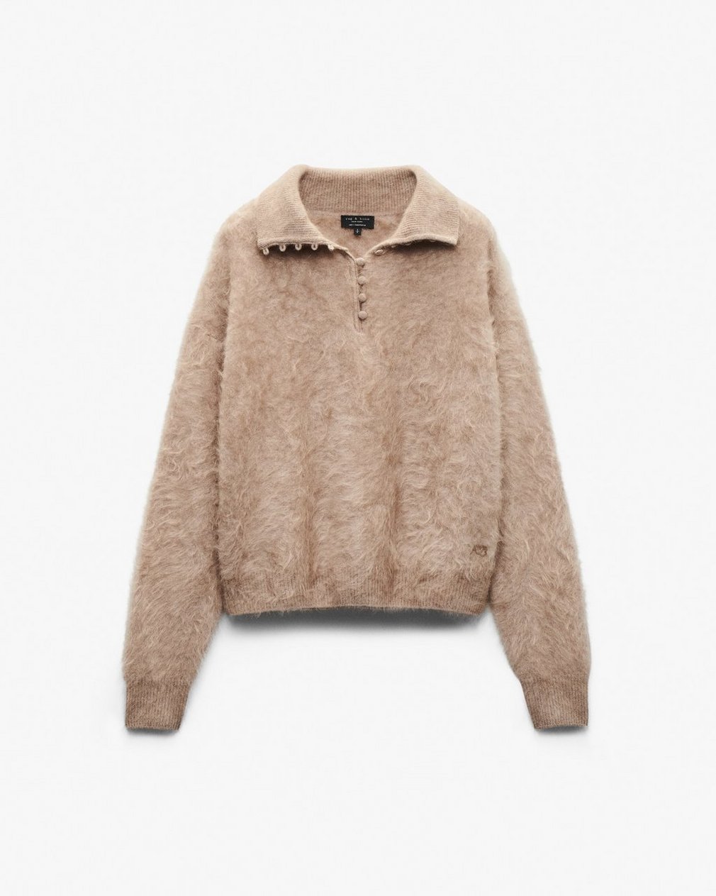 Jada Brushed Cashmere Sweater Mink - Image 2