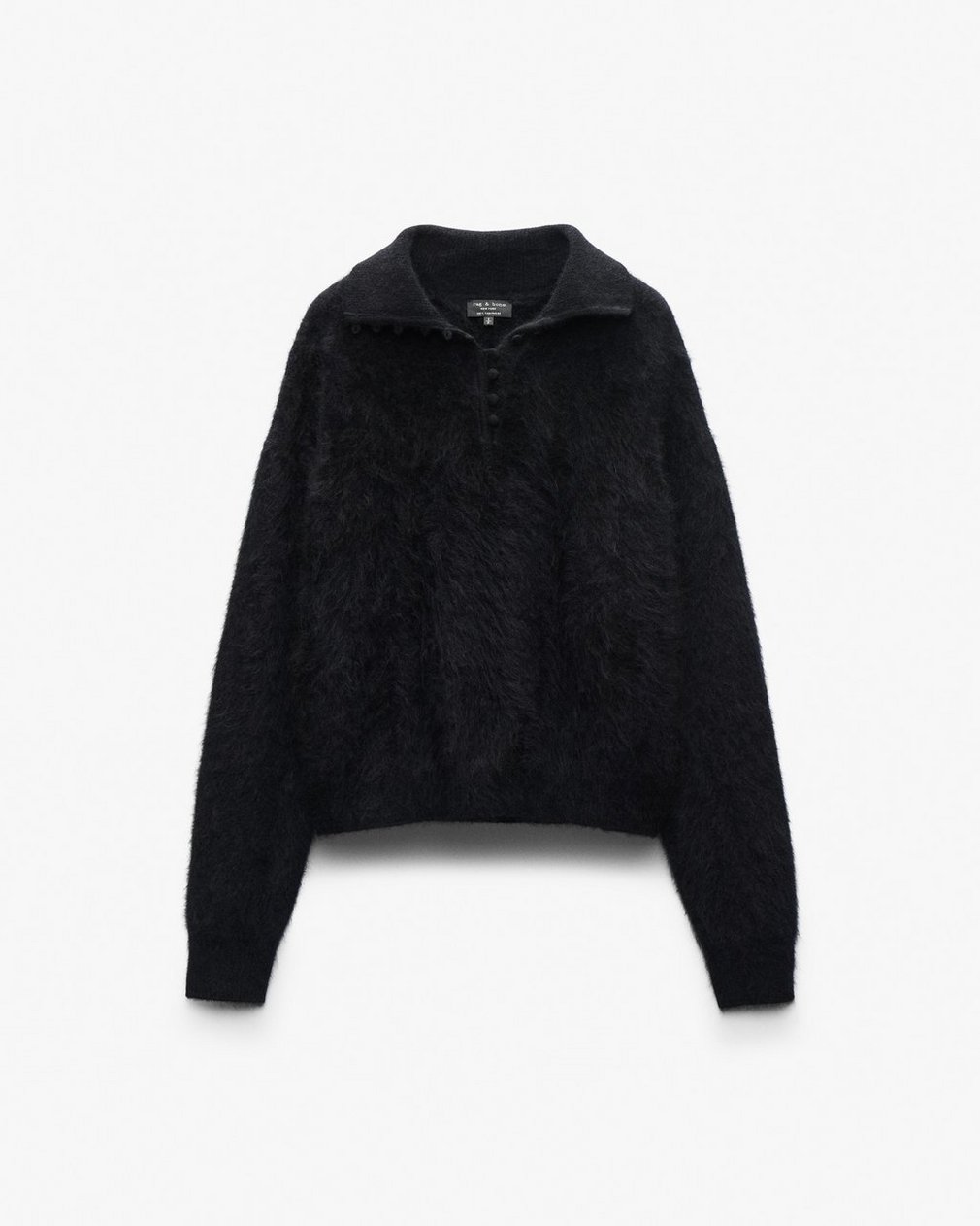 Jada Brushed Cashmere Sweater Black - Image 2