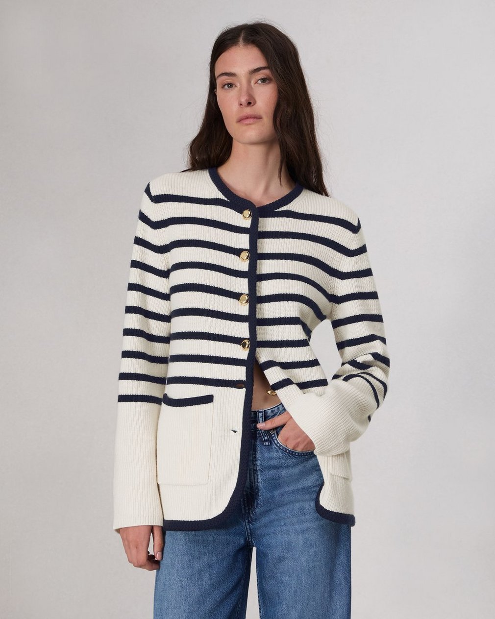 Nancy Wool Cardigan Ivory