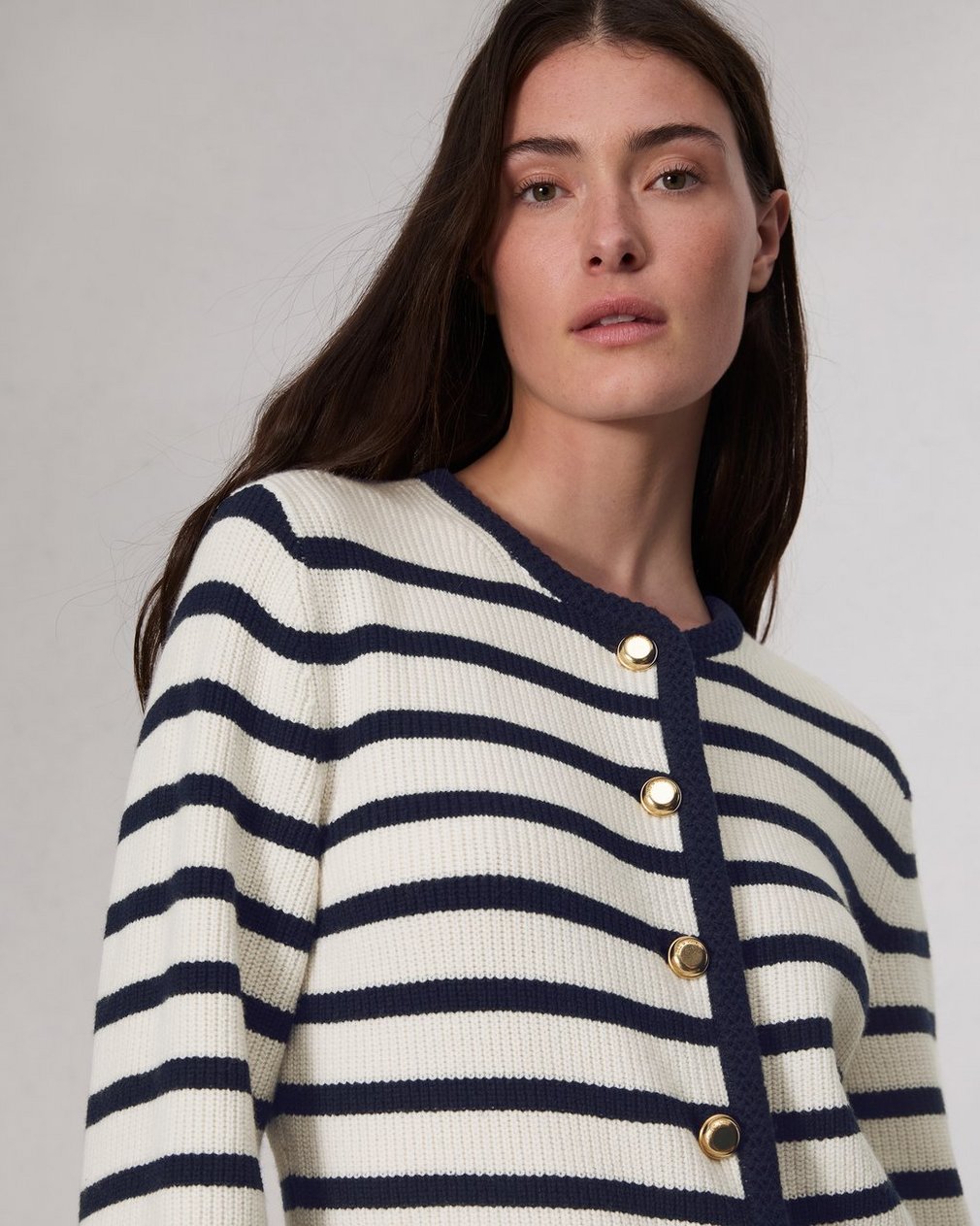 Nancy Wool Cardigan Ivory - Image 6