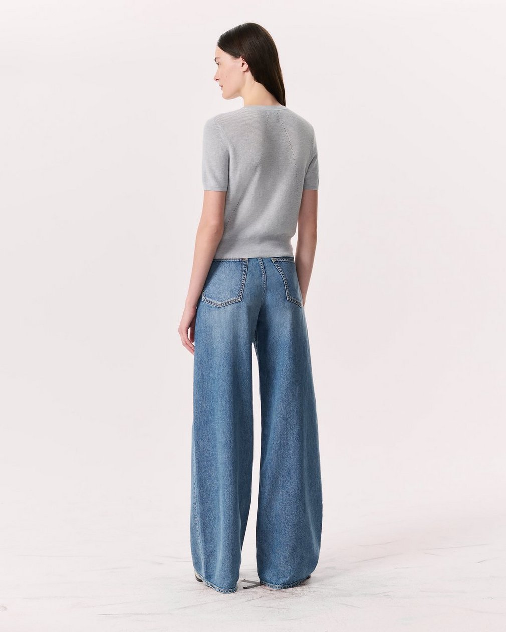Dina Cotton-Cashmere Cardigan Heather Grey - Image 5
