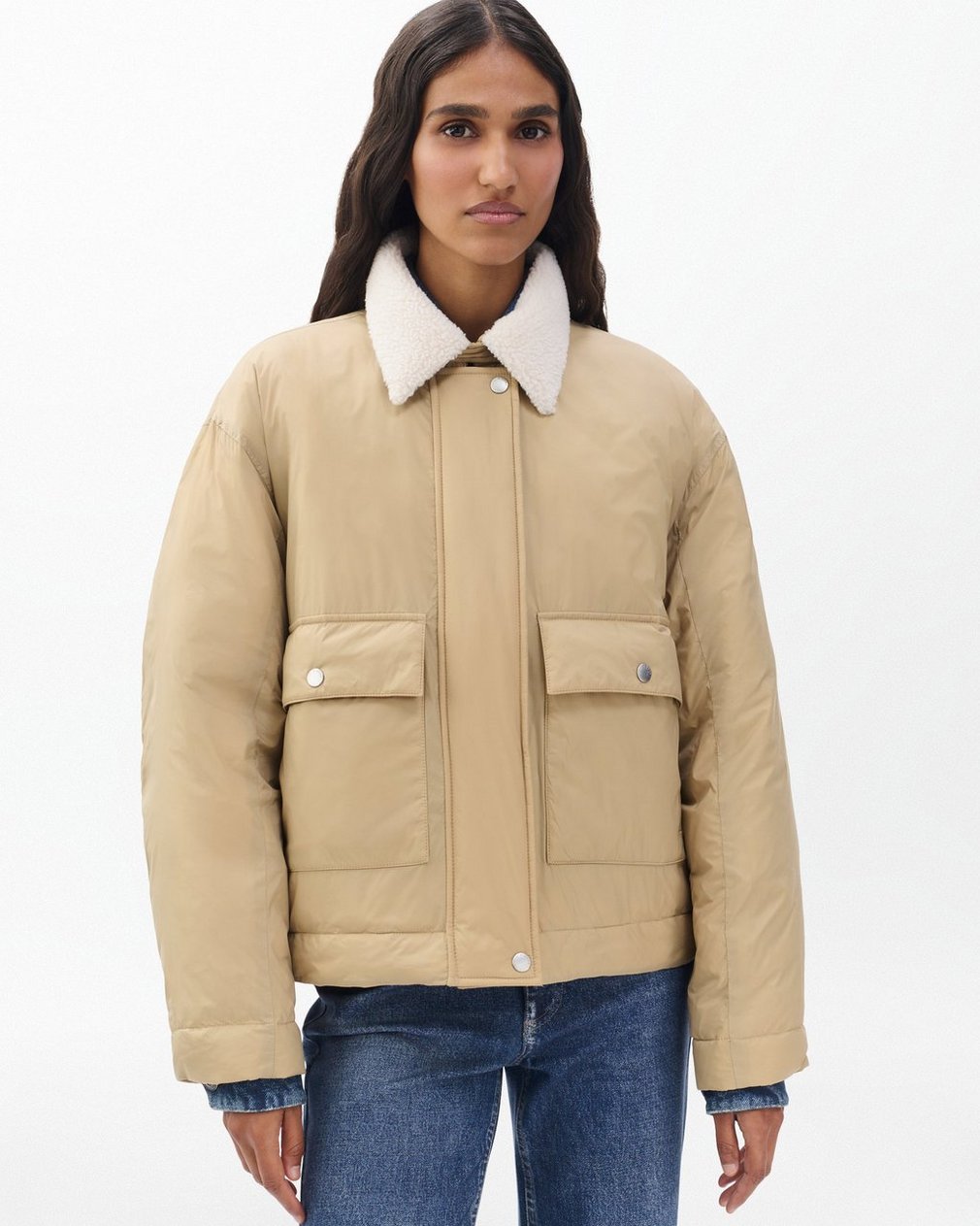 Nonie Puffer Jacket Khaki