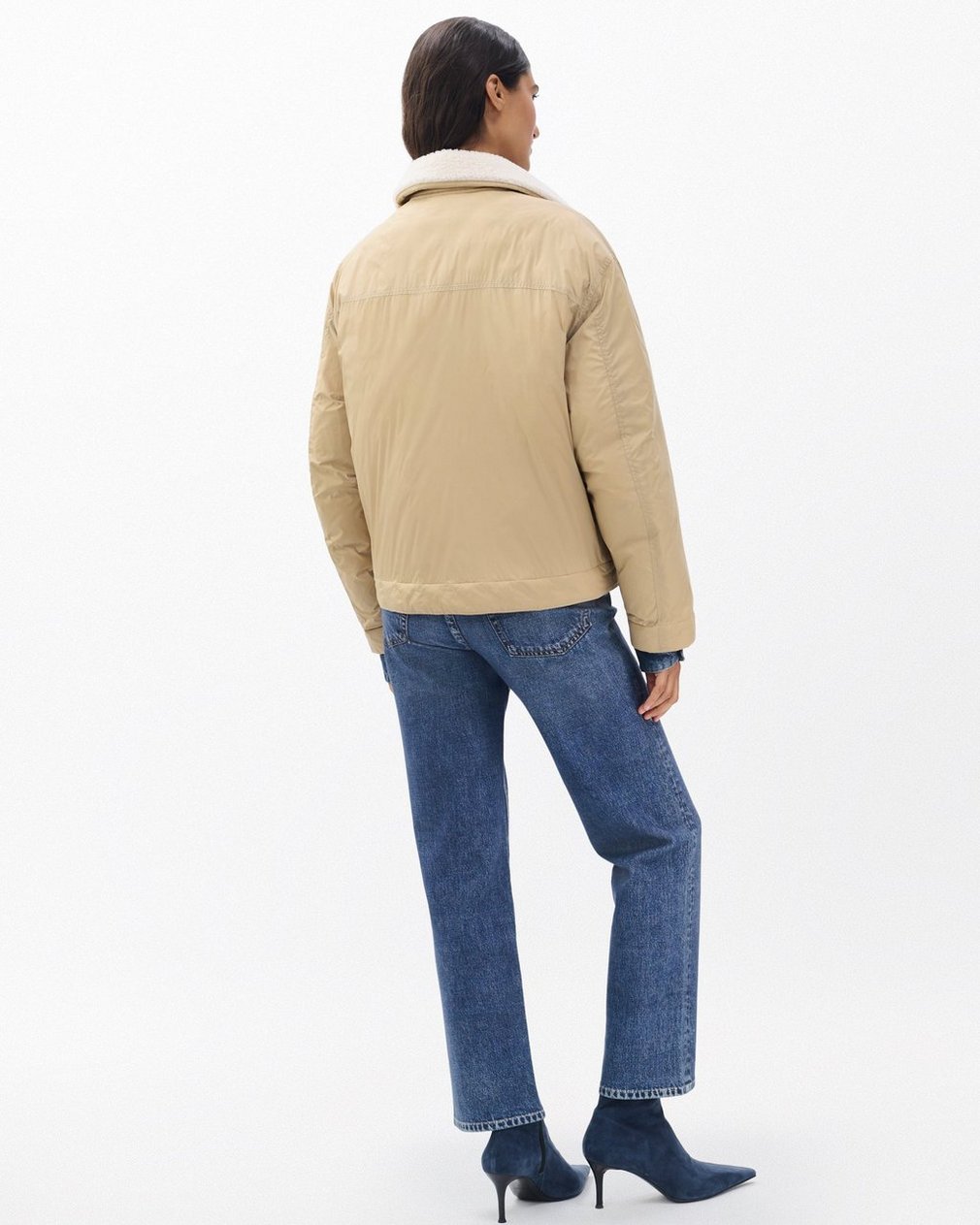 Nonie Puffer Jacket Khaki - Image 6