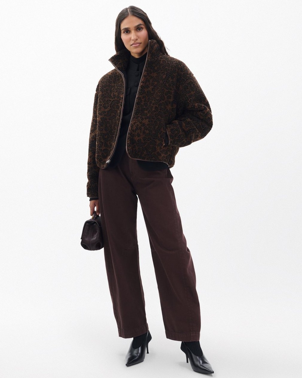 Sun Leopard Sherpa Jacket Leopard - Image 3