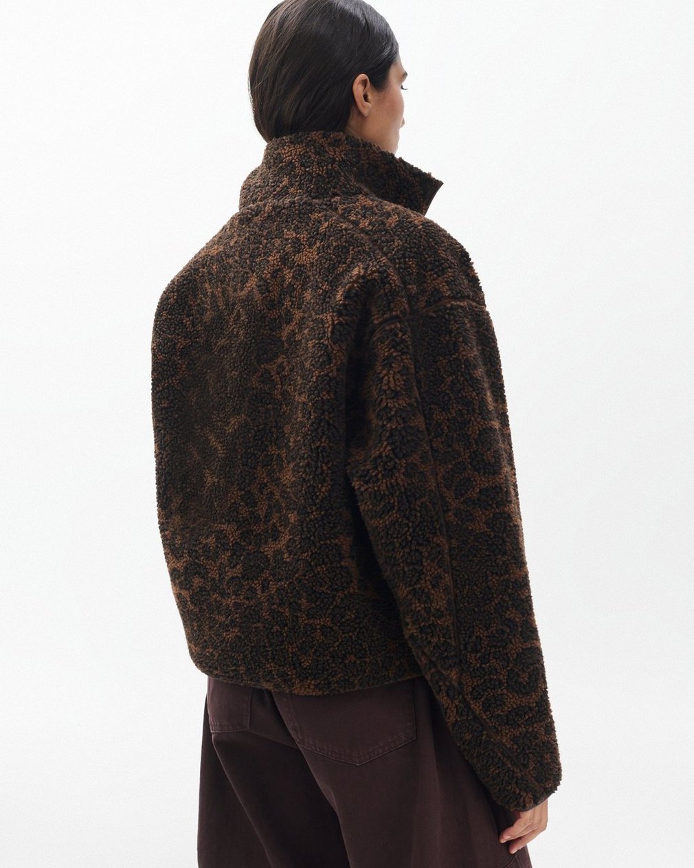 Sun Leopard Sherpa Jacket Leopard - Image 6