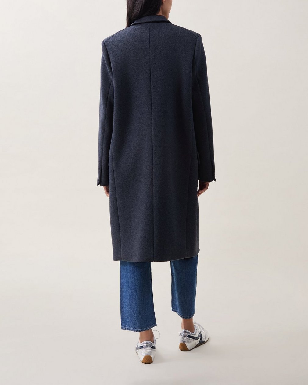 Avanti Wool-Blend Coat Charcoal - Image 2