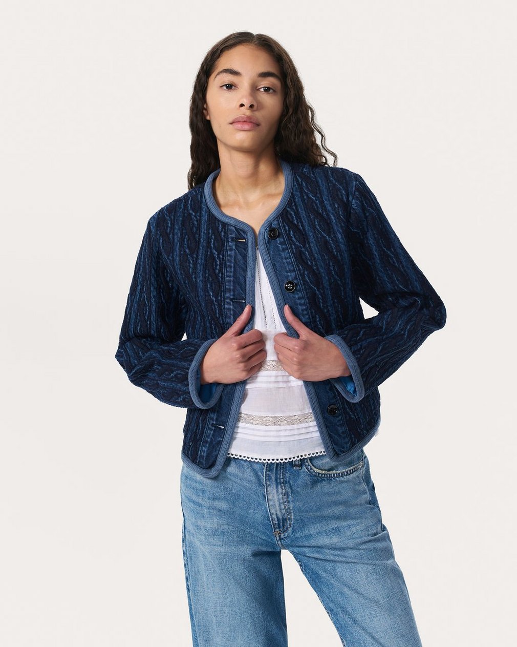 Carter Denim Liner Blue