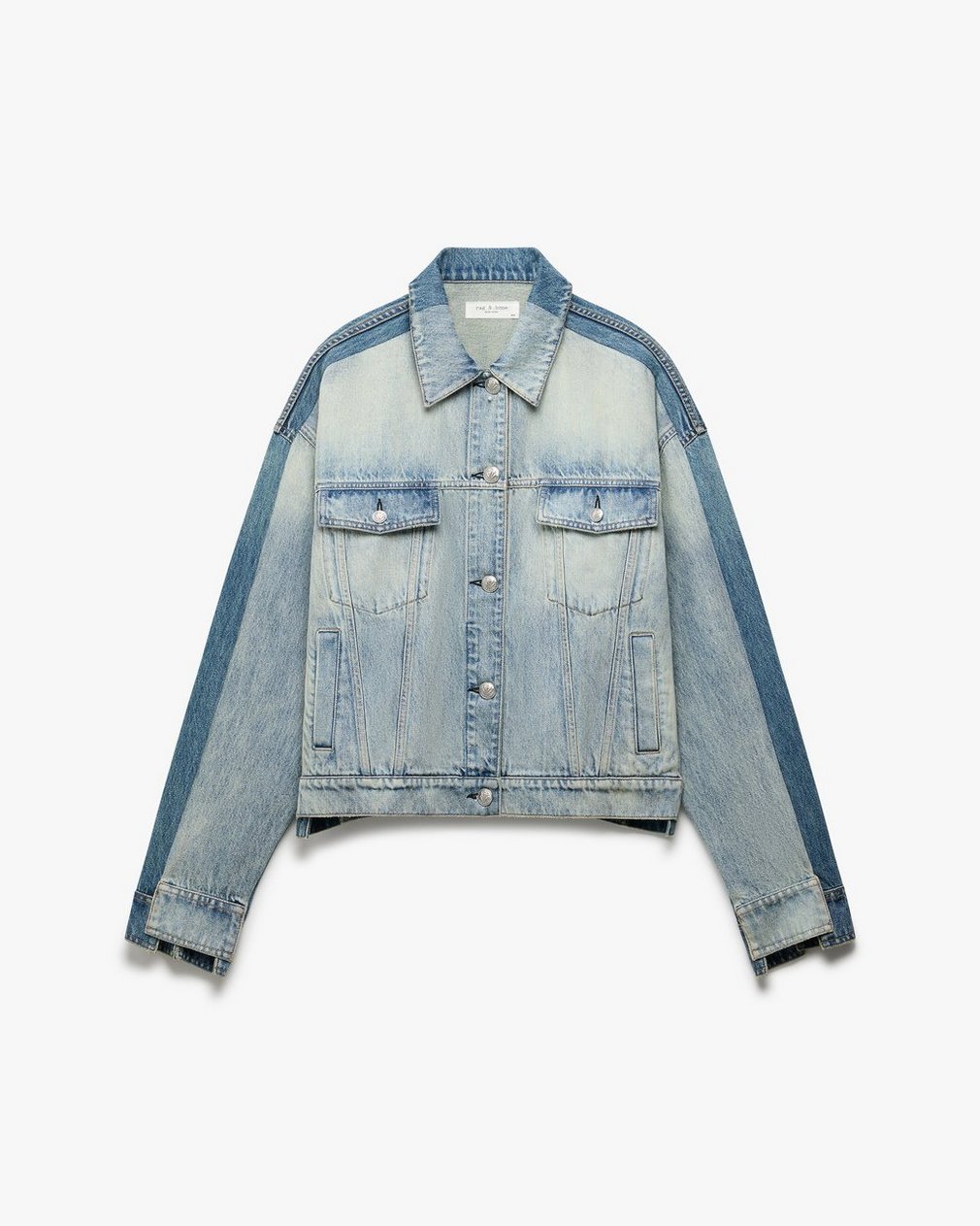 Ryan Denim Trucker Jacket York Spliced - Image 2