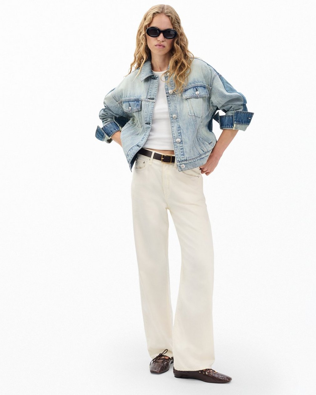 Ryan Denim Trucker Jacket York Spliced - Image 3