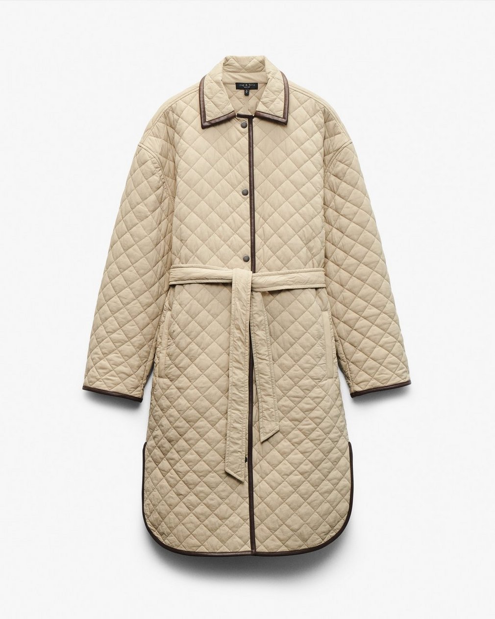 Kelly Quilted Jacket Tan - Image 2