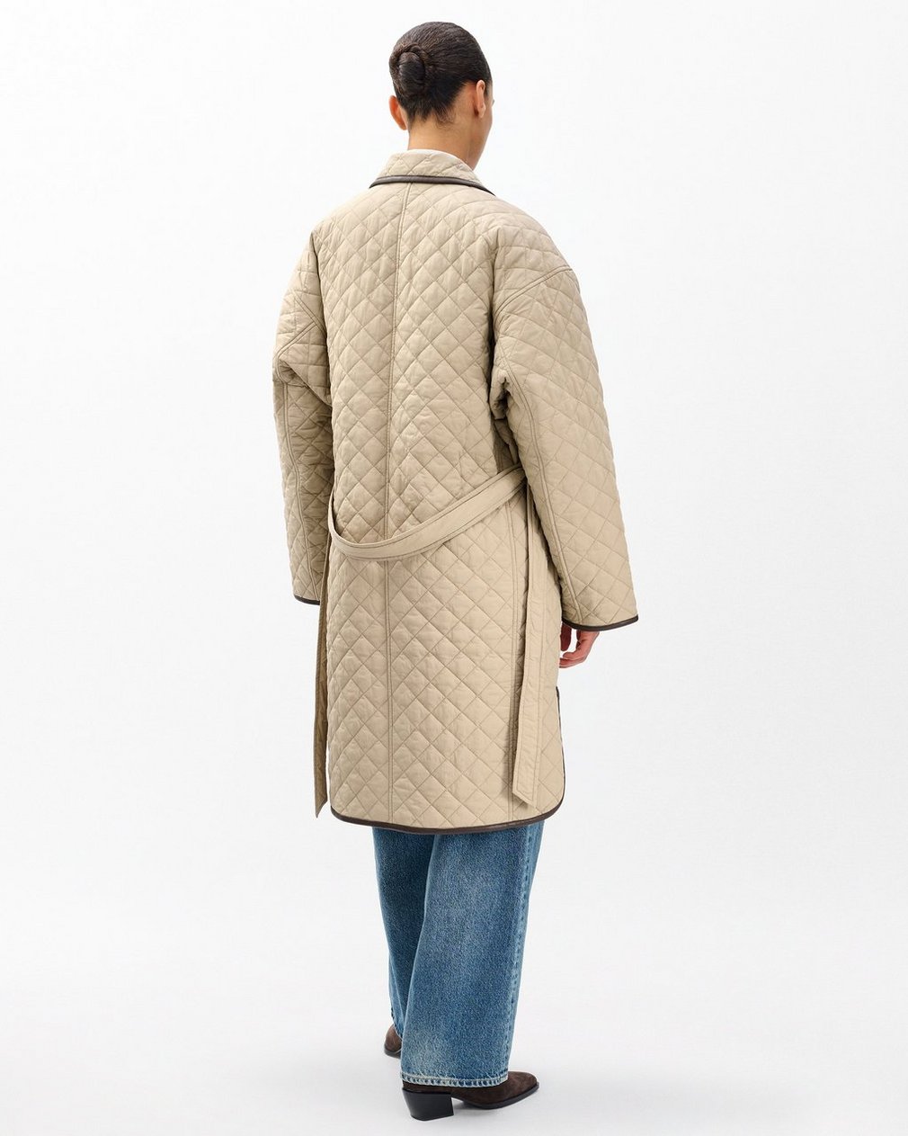 Kelly Quilted Jacket Tan - Image 6