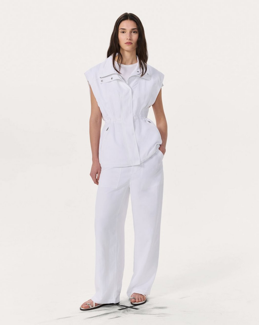 Monica Vest White - Image 7