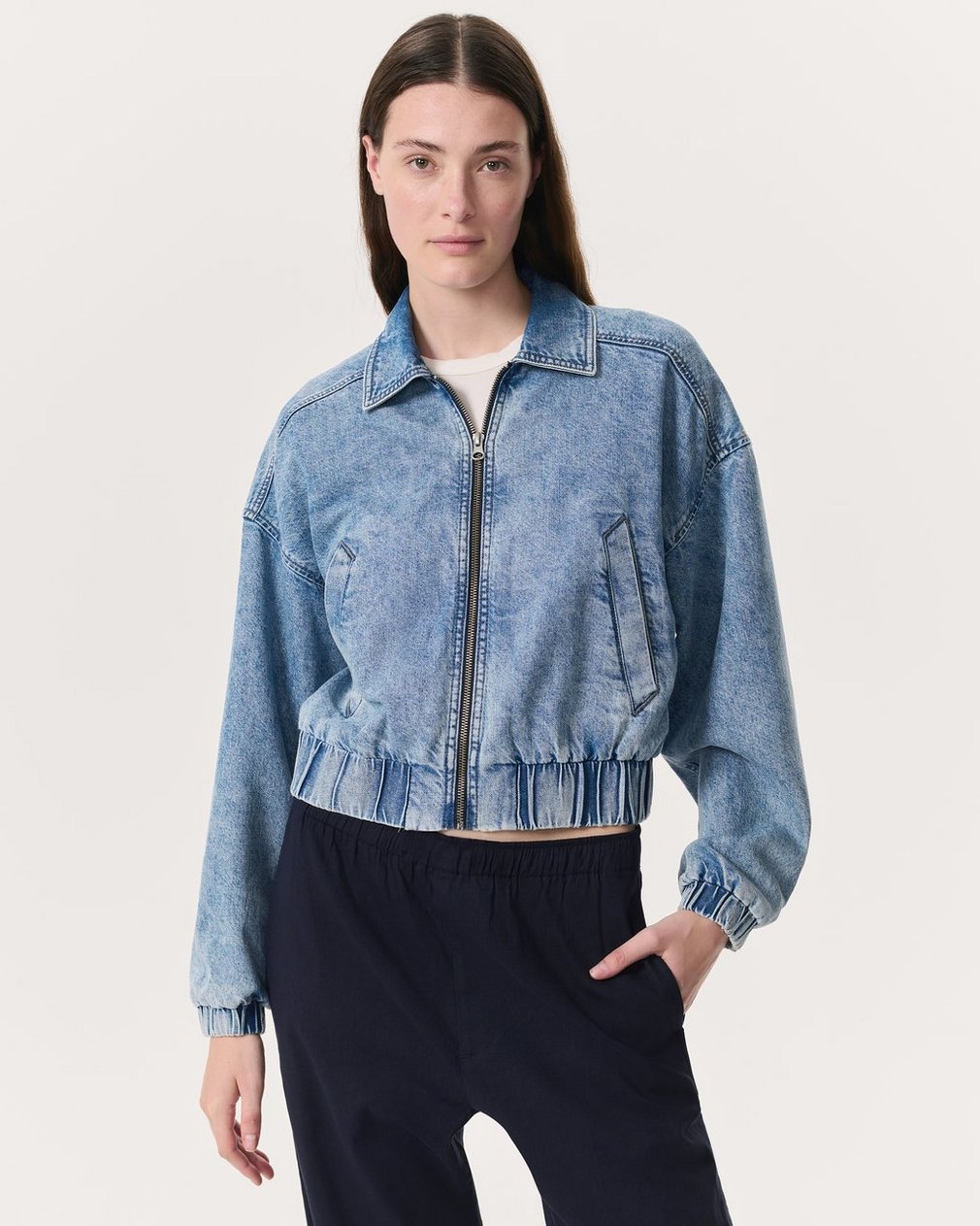Featherweight Lara Denim Jacket Chime