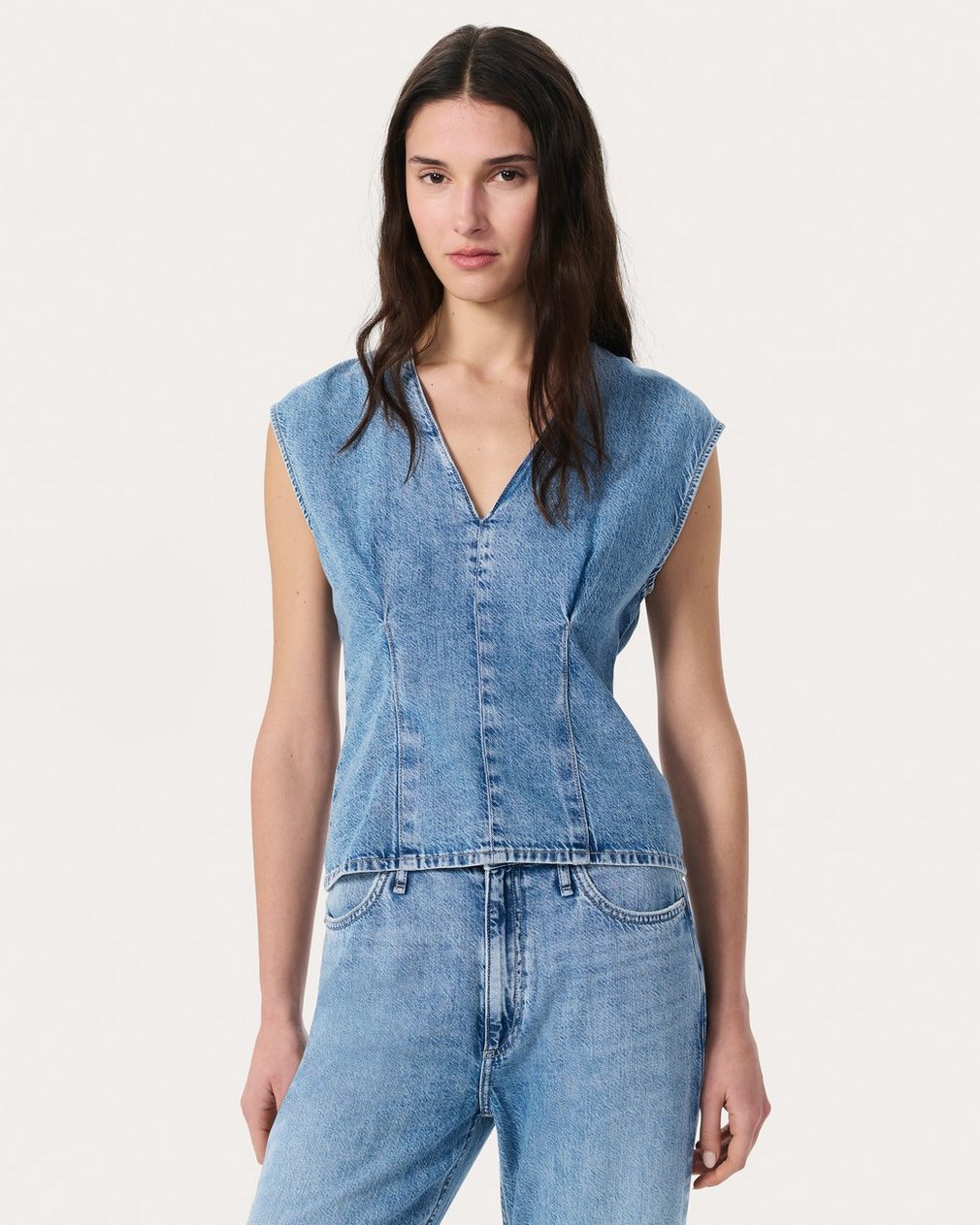 Ava Denim Top Tilden