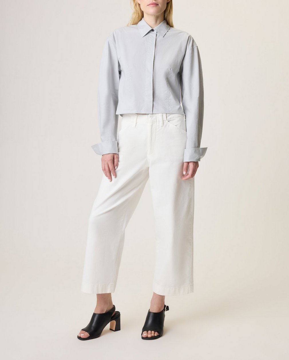 Becca Poplin Shirt Storm