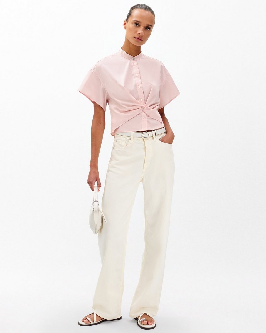 Gretchen Poplin Shirt Rose - Image 3