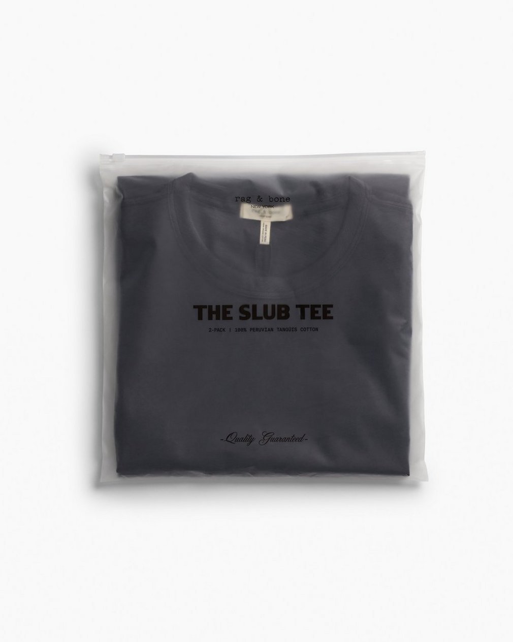 Two-Pack Slub T Shirt Black - Image 2