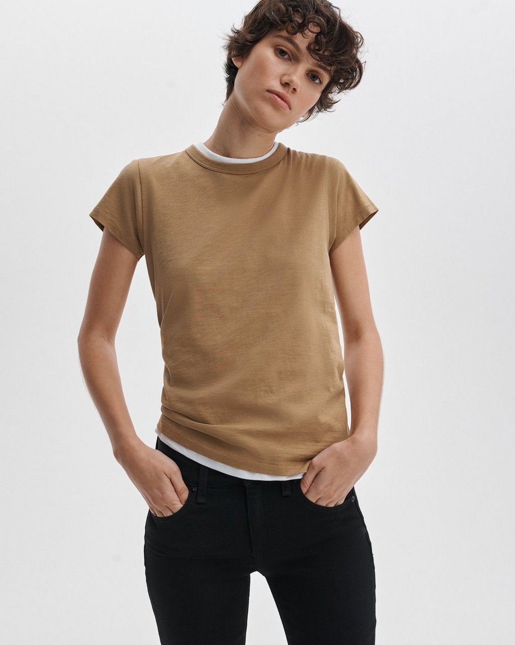 The Slub T Shirt Khaki