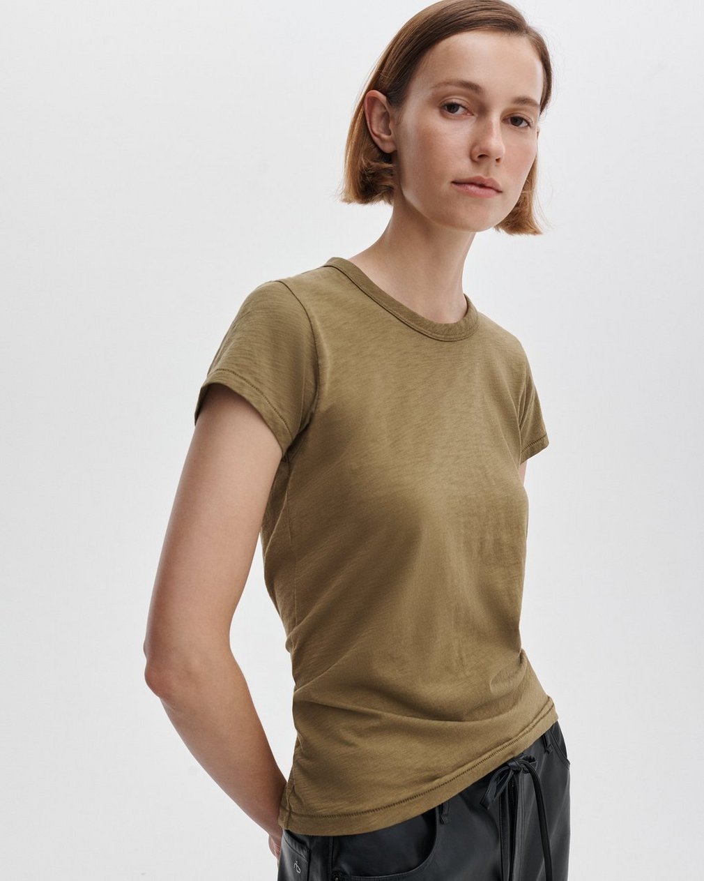 The Slub T Shirt Military Olive