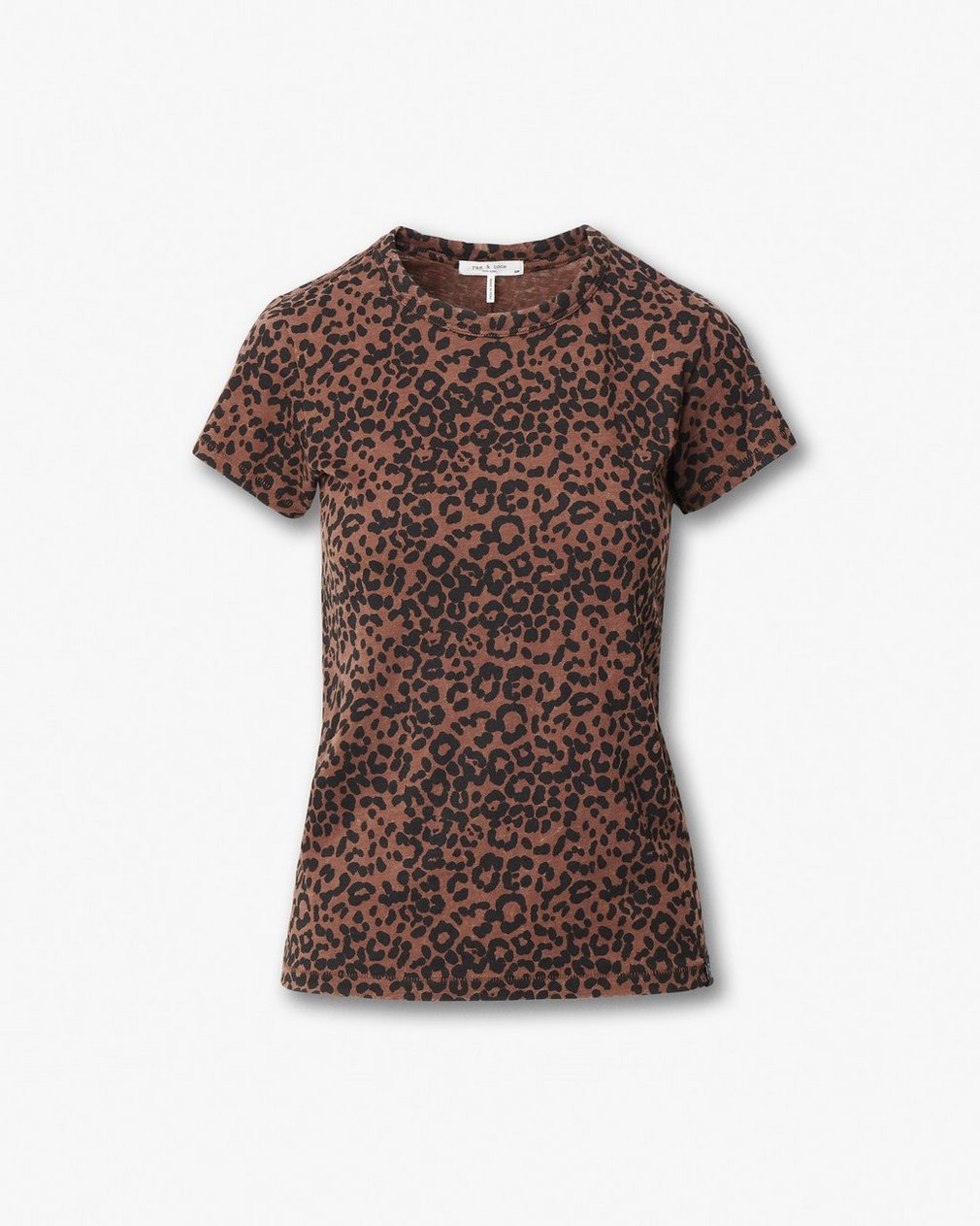 Leopard-Print Cotton T Shirt Brown Multi - Image 2