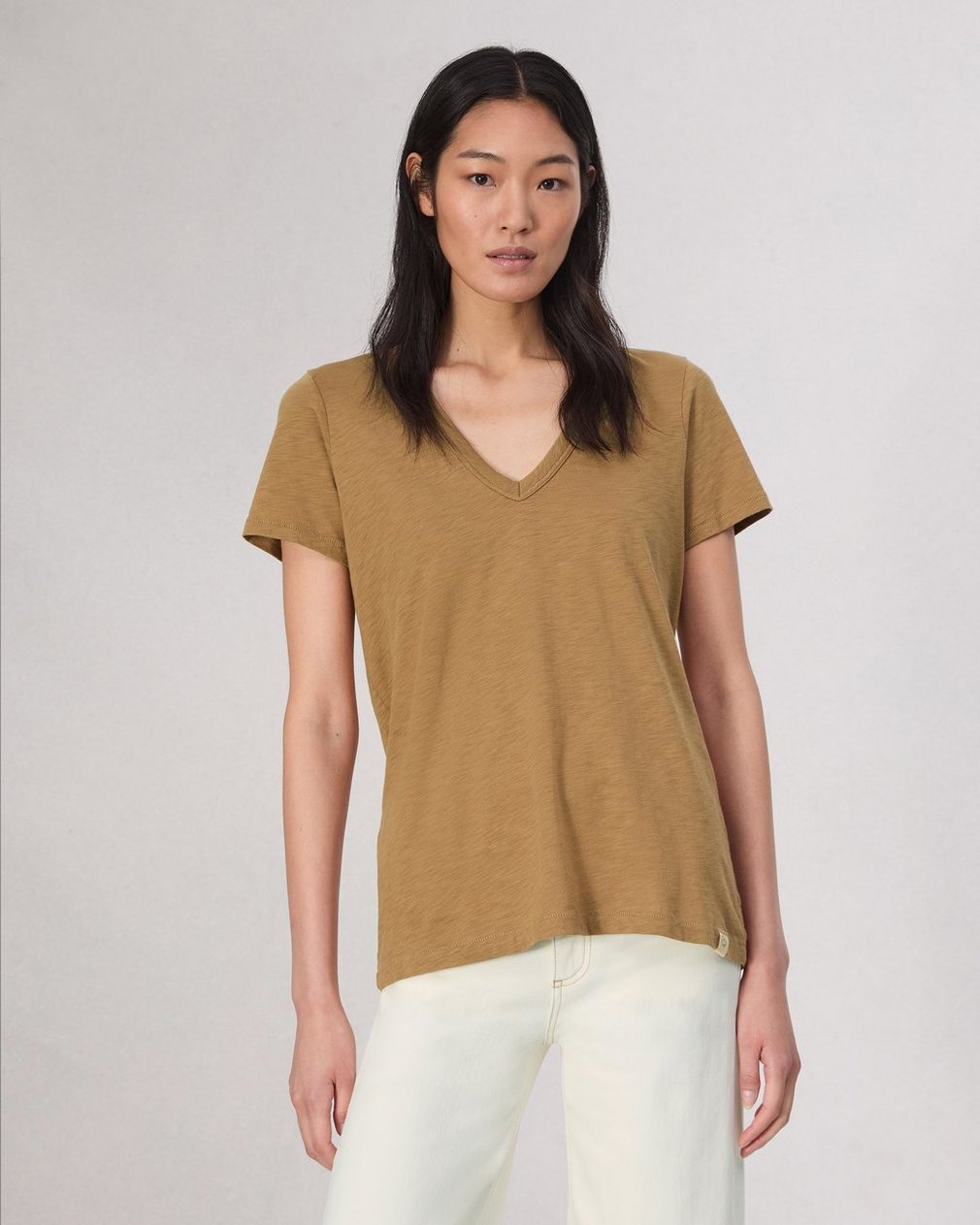 The Slub Vee Khaki